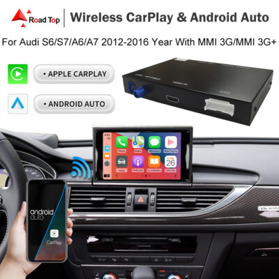 Wireless Carplay Android Auto Nav Retrofit Kit for Audi A6 A7 2012-2016 MMI 3G