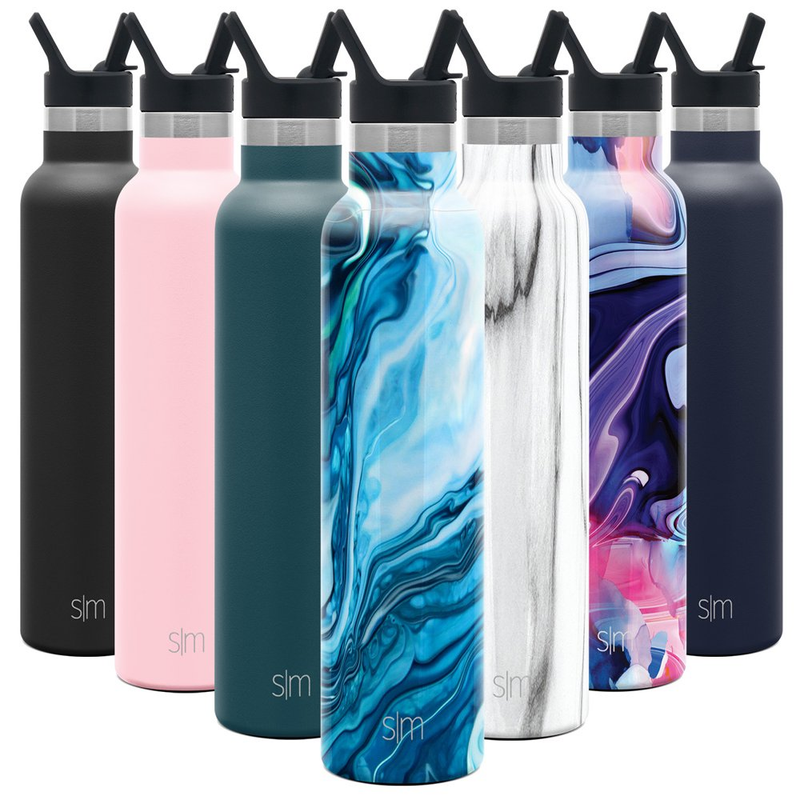 W/ Straw Lid &ndash; Vacuum Insulated, Blue