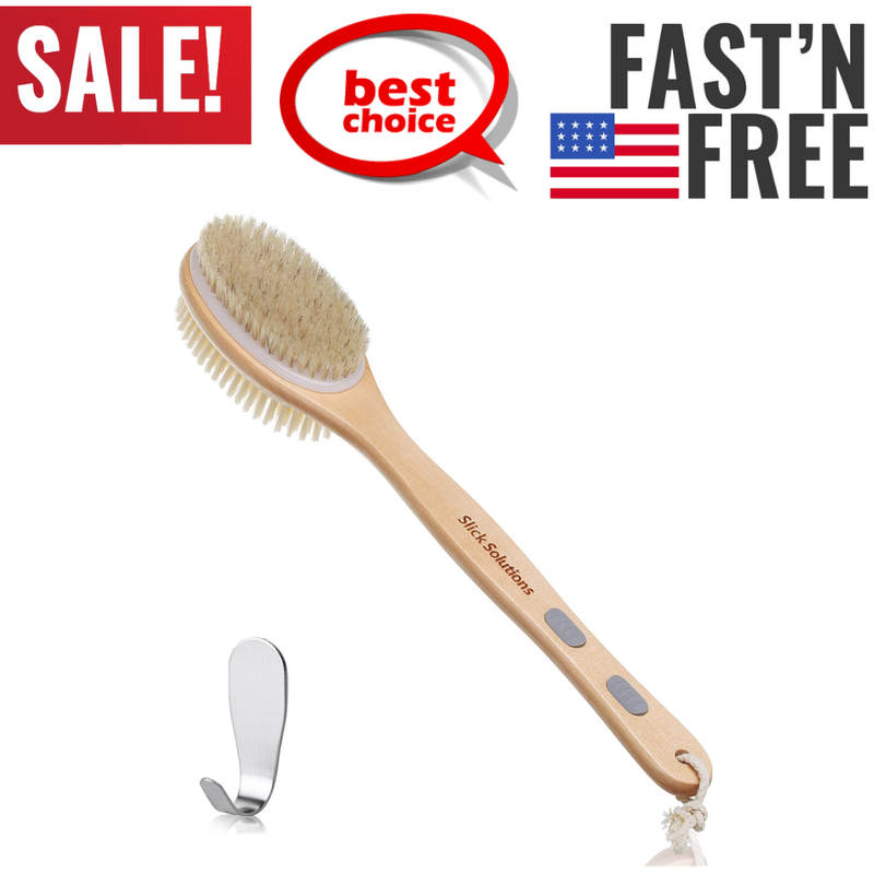 Body Back Bath Brush For Shower With Long Handle Back Washer Scrubber Suitable
