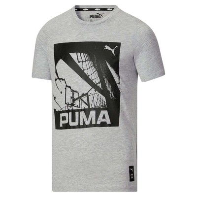 Puma Street Ball Графический Экипаж Шеи Короткие рукава TShirt Молодежь Мальчики Размер M Случайные