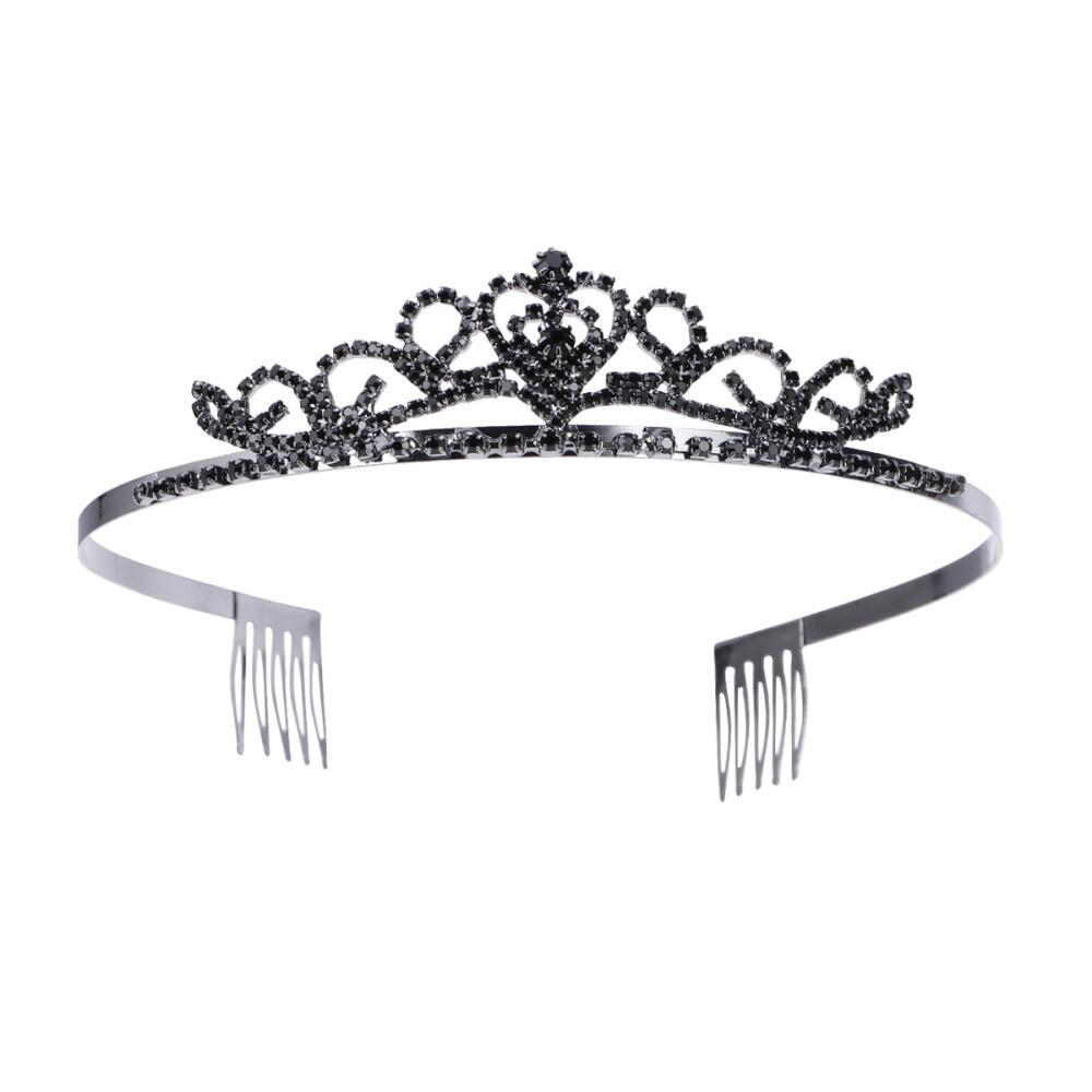 Kids Adult Rhinestone Hair Barrettes Wedding Party Bridal Tiaras