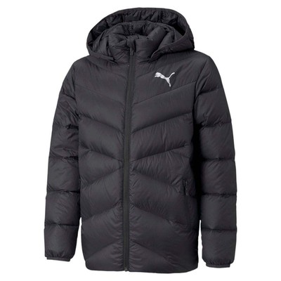 

Puma Packlite Down Full Zip Jacket Молодежные мальчики Черные пальто Куртки Верхняя одежда 5895, Черный, Puma Packlite Down Full Zip Jacket Youth