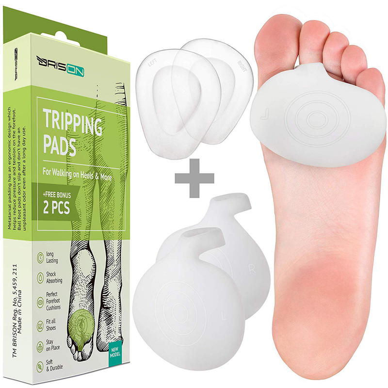 Metatarsal Pads Ball of Foot Cushions - Soft Gel of - Mortons Neuroma Callus Pai