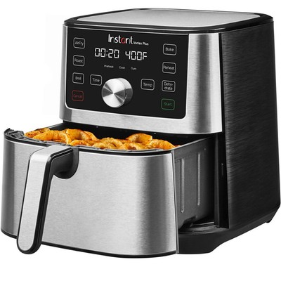 Instant Vortex Plus 4QT Air Fryer, Custom Program 4QT, Stainless Steel