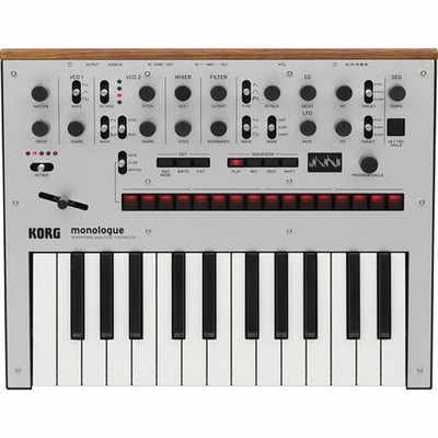 Korg Monologue Monophonic Analog Synthesizer Silver
