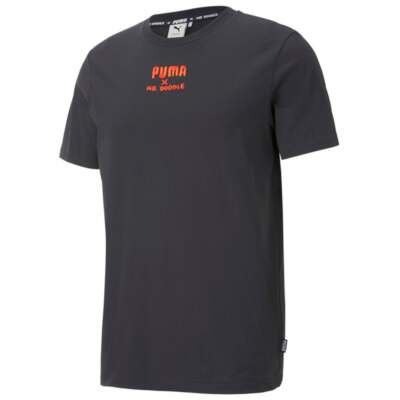 

Puma X Mr Doodle Graphic Crew Neck Футболка с коротким рукавом Мужские повседневные топы размера, Черный, Puma X Mr Doodle Graphic Crew Neck Short Sleeve T-Shirt