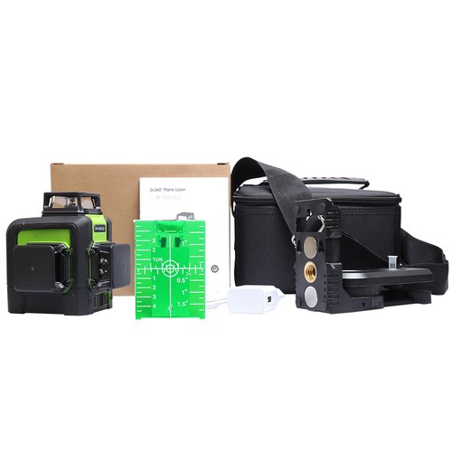 Huepar rotary laser level green Cross Line Laser Self Leveling 903CG 45m 147ft