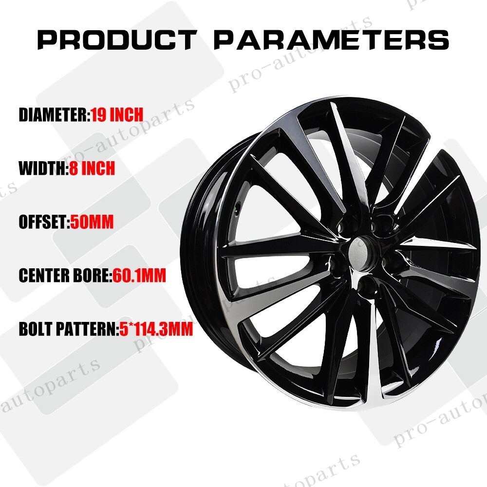 19" 19X8 Wheel For TOYOTA CAMRY 2018-2022 OEM Design Factory Alloy Rim 75222