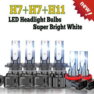 Para For Mercedes Benz ML350 2008-2011 Bombilla luz antiniebla faros LED 4 lados