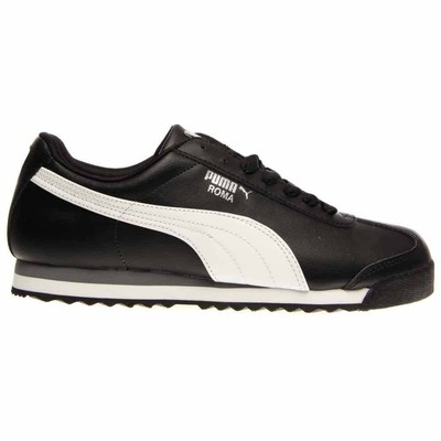 

Кроссовки Puma Roma Basic Mens Size 8 D_M Повседневная обувь 353572-11, Черный, Puma Roma Basic