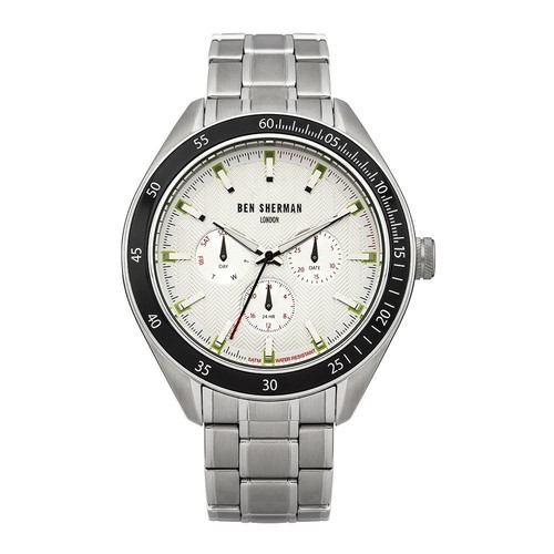 Ben Sherman Stainless Steel Men s Sport Watch S098 needs new battery clean eBay
