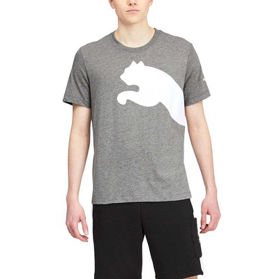 

Puma Oversized Logo Футболка с круглым вырезом и коротким рукавом Мужские повседневные топы размера  588, Grey, Puma Oversized Logo Crew Neck Short Sleeve T-Shirt