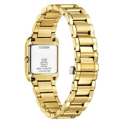 Pre-owned Citizen Ew5602-81d Ladies Watch Eco-drive Elegance 22mm 5atm