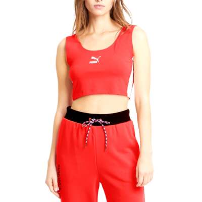 Puma Iconic T7 Bralette Womens Red Athletic Casual 530235-23