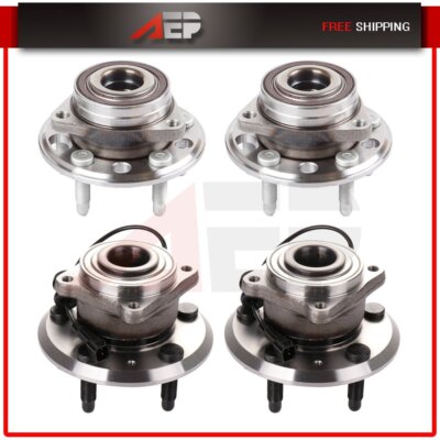Set 4 Front Rear Left / Right Side Wheel Hub Bearing For GMC Terrain 2010 - 2017