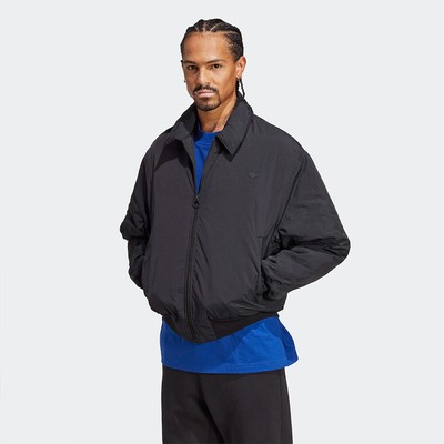 

adidas Originals Premium Essentials Куртка из мятого нейлона Мужская черный, adidas Originals Premium Essentials Crinkle Nylon Jacket