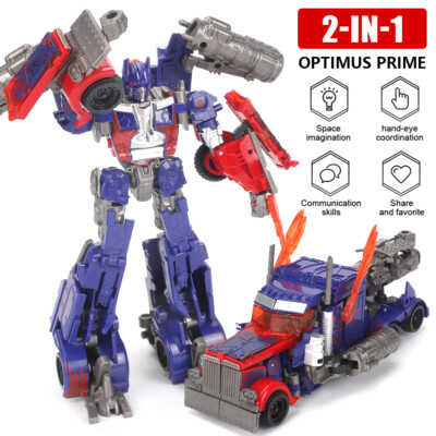 Transformer Optimus Prime Figur Truck Transformation Spielzeug Xmas Geschenk Kid