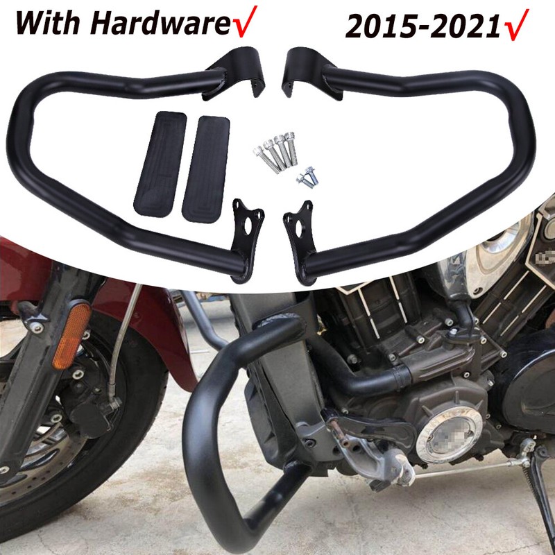 Matte Black Engine Guard Highway Crash Bar For Indian Scout Sixty