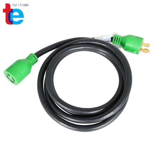Generator Extension Cord 10/15/25/40/50FT 30 AMP 4 Prong NEMA L14-30P to L14-30R