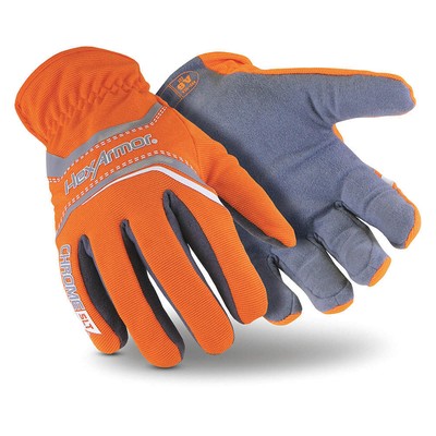 HEXARMOR 4072-L (9) Mechanics Gloves,L/9,9-3/4'',PR 493Z50