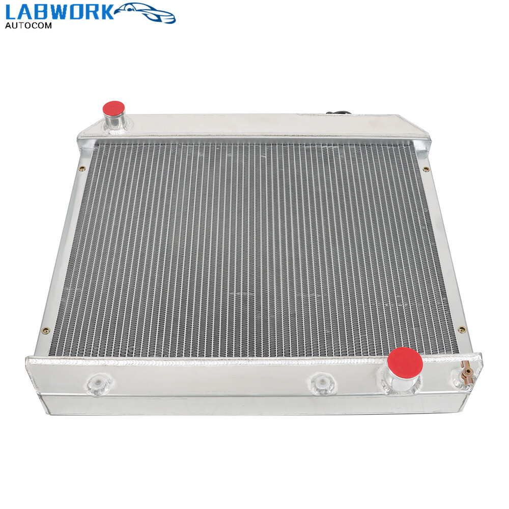 Aluminum radiator front view