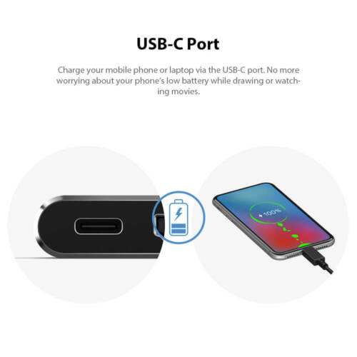 XP-PEN USB-C Hub 3 in 1 Type-C to USB HDMI Power Adapter for Graphics Displays