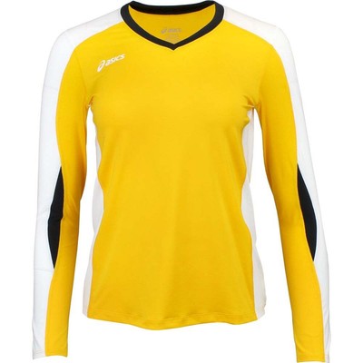 

ASICS Roll Shot Jersey Youth Girls Size  Athletic Sports BT2702-0401, Желтый, ASICS Roll Shot Jersey Youth