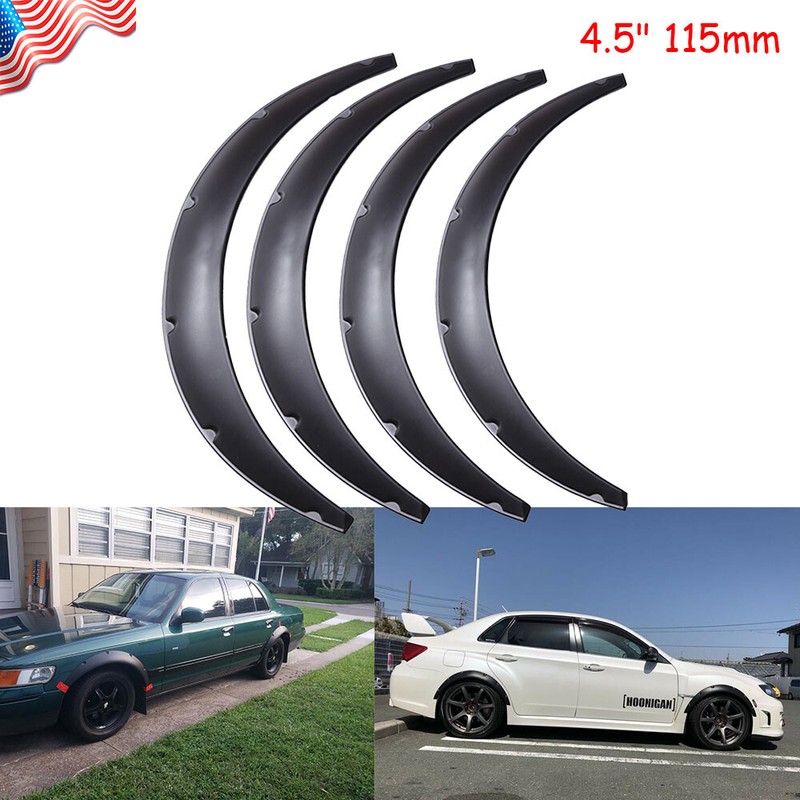 4Pcs Universal Flexible Car Fender Flares Extra Wide Body Wheel