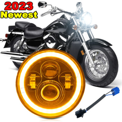For R Nine T R1150RS R1200R R100 Motorcycle 7'' LED Headlight DRL Hi/Lo O Ring