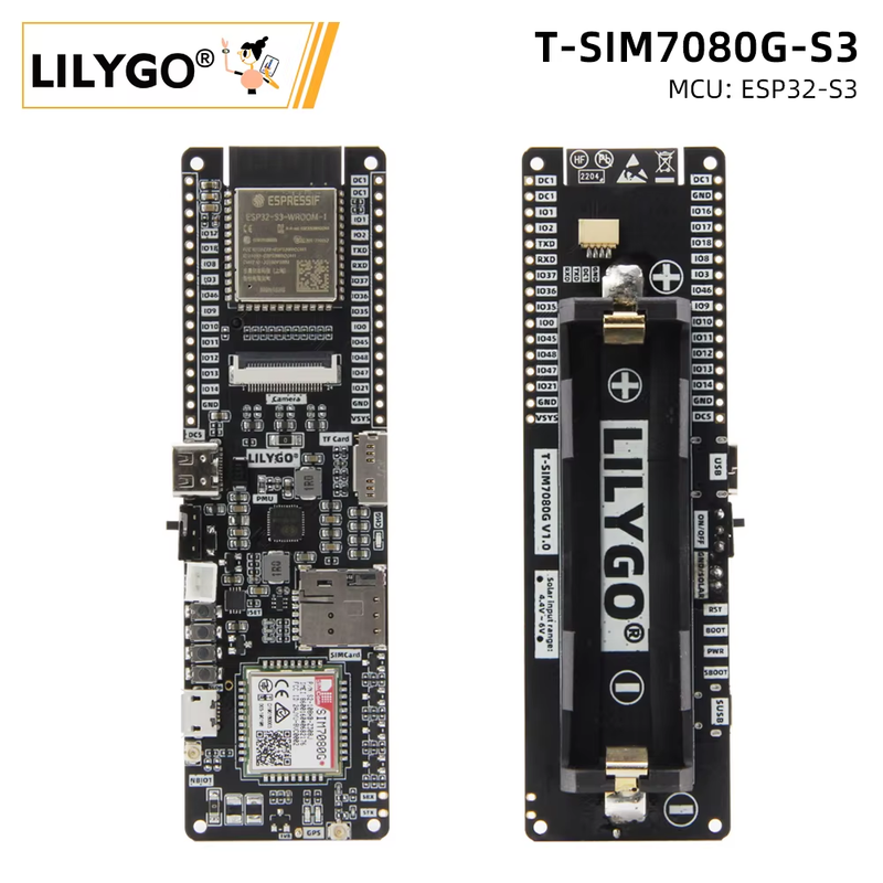 ® T-SIM7080G-S3 ESP32-S3 SIM7080 Development Board Supports Cat-M NB-Iot WIFI Bl