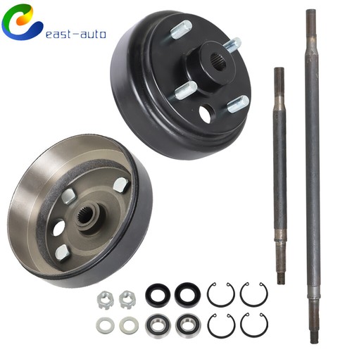 Rear Axle and Brake Hub Drum Assembly Kit