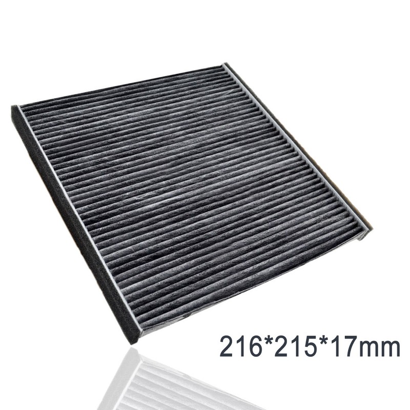 Car Truck Parts Gray Carbon Fiber Cabin Air Filter For Toyota
