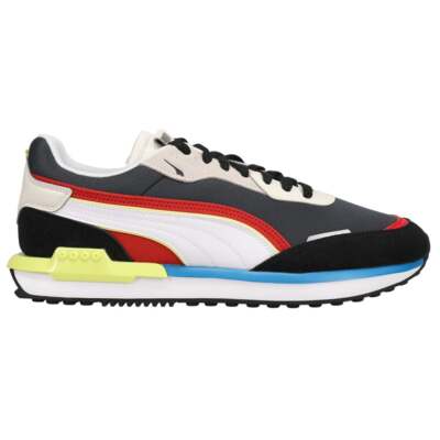 

Мужские серые кроссовки Puma City Rider Lace Up Повседневная обувь 382044-03, Grey, Puma City Rider Lace Up