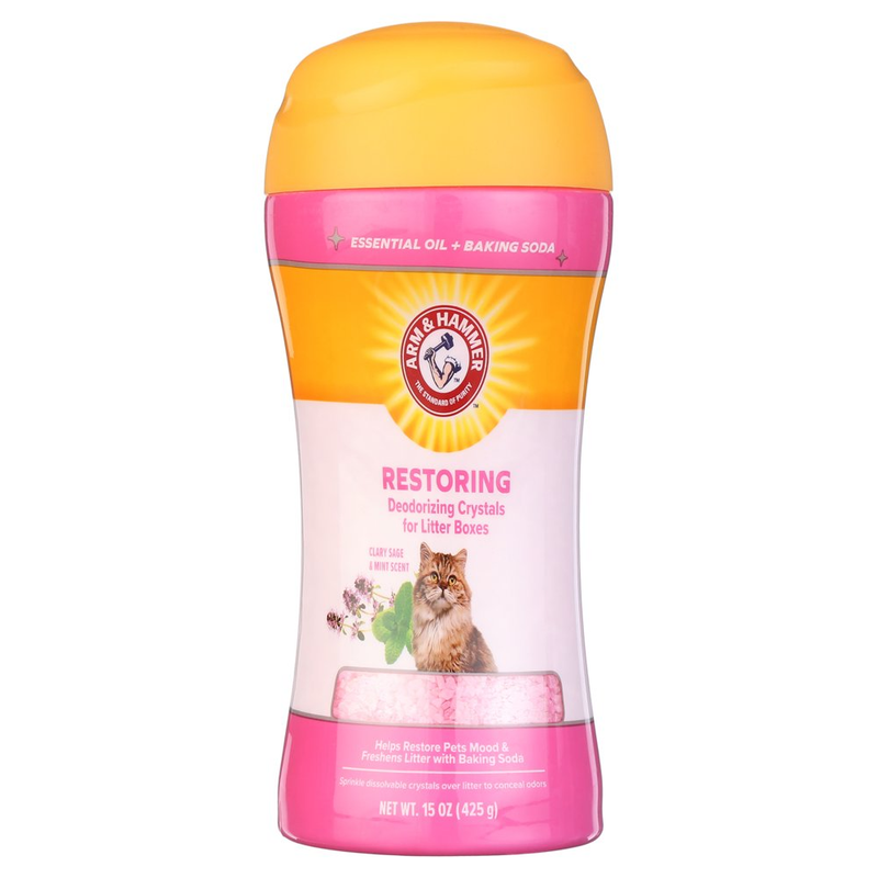 (12 Pack) Arm & Hammer Deodorizing Cat Litter Crystals for Litter Boxes, Clary S
