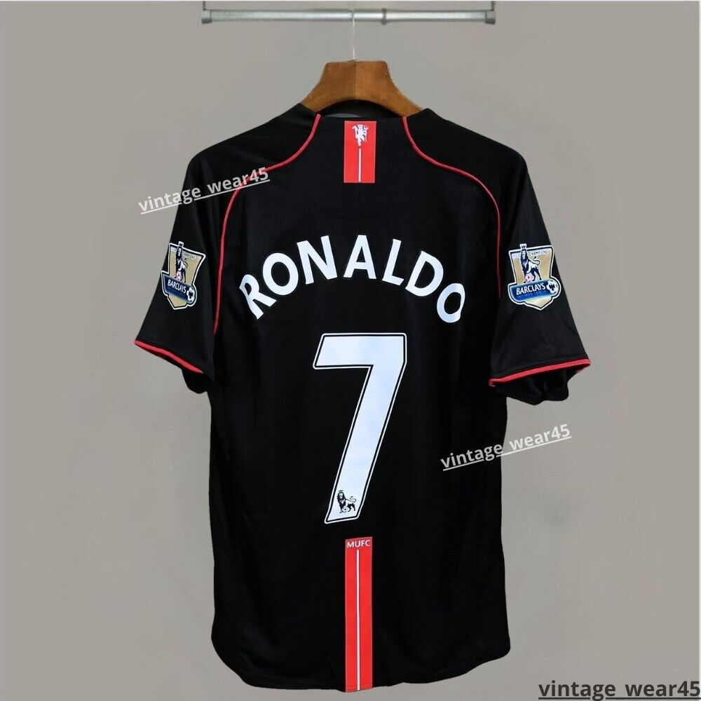 ウェア Manchester Utd 2004 CL RONALDO 7 + Patch RONALDO #7 MEN'S MANCHESTER UNITED 2003/2004 SOCCER FOOTBALL
