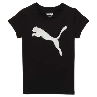 Puma 858272-01 Toddler Girls Untamed Pack Graphic Crew Neck Short Sleeve