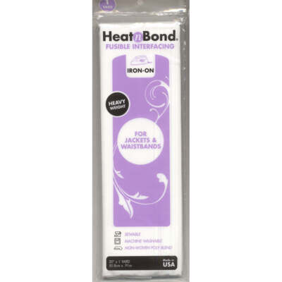 HeatnBond Heat N Bond Fusible Interfacing, 20in x 1yd