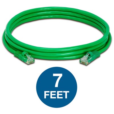 CAT5e Ethernet Cable Lan Modem Network CAT5 RJ45 Internet Green Patch Cord LOT