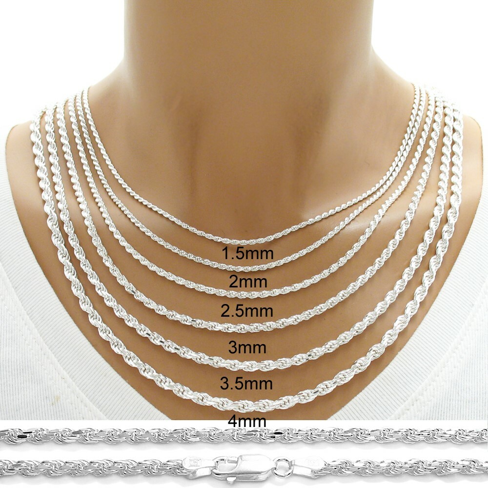 アクセサリー vintage double rope knot silver necklace 925 Sterling Silver Vintage Italy Double Cable Chain