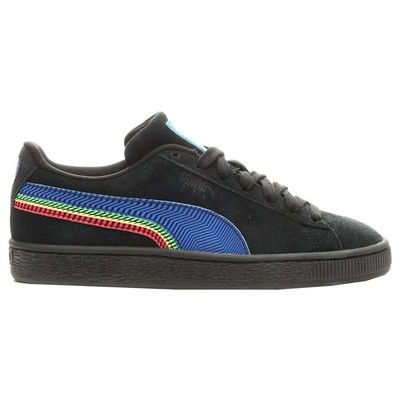 

Кроссовки Puma Suede Triplex Dazed Youth Boys Size  M Повседневная обувь 385309-01, Черный, Puma Suede Triplex Dazed Youth