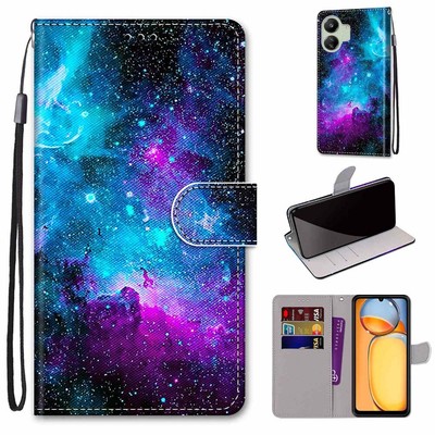 For Xiaomi Mi Poco X5 C65 C55 C50 C40 Patterns Leather Wallet Stand Case Cover