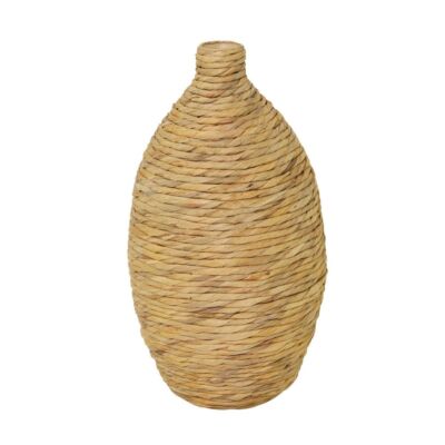 22 x 12 Tall Seagrass Woven Floor Vase Brown - Olivia & May