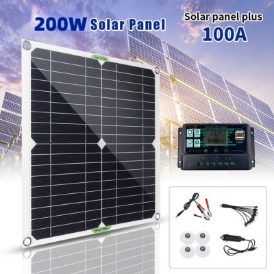 100w 200w 400w 12v Portable Solar Panel Kit IP67 for RV/Power station/Camping