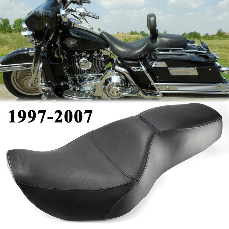 2 up Driver Passenger Cushion Seat For Harley Road King Glide FLHR 1997