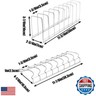 MINGFANITY Small Bowl Drainer,Stainless Steel Bowl Drying Rack for Kitchen Counter Organizer Storage, Storage Shelf, Chrome (2 Dish Racks)