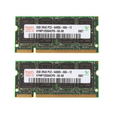 4GB (2X 2GB Kit) HP Compaq 2710P Presario CQ50-142S CQ61-414NR Laptop Memory RAM