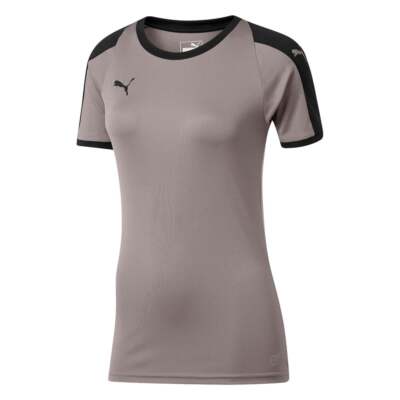 

Джерси Puma Liga Logo Crew Neck Short Sleeve Womens Grey 703426-13, Puma Liga Logo Crew Neck Short Sleeve Jersey