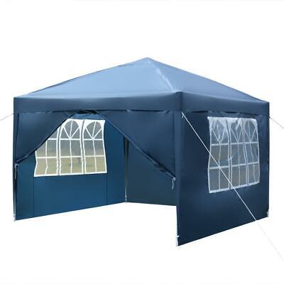 10'x 10' Blue EZ Pop UP Party Tent  Canopy Folding Gazebo We
