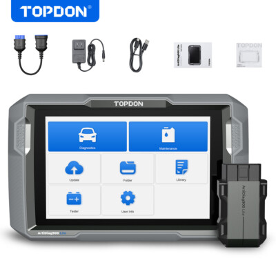 2024 New TOPDON AD900 Lite Car Full Systems Diagnostic Tool 8+ Services AutoVIN