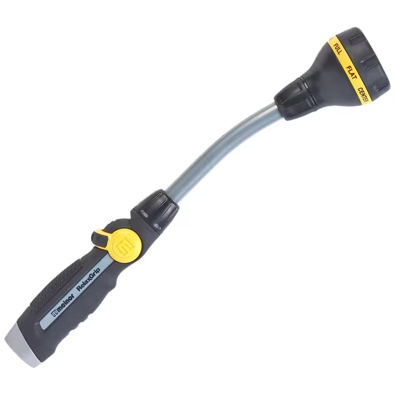 Melnor Watering Wand 15in 8Pattern Spray Soft Touch RelaxGrip Garden Hose Nozzle